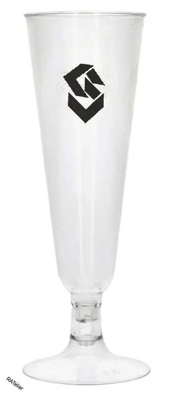plastový pohár na sekt