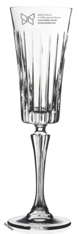Křišťálová sklenice na sekt